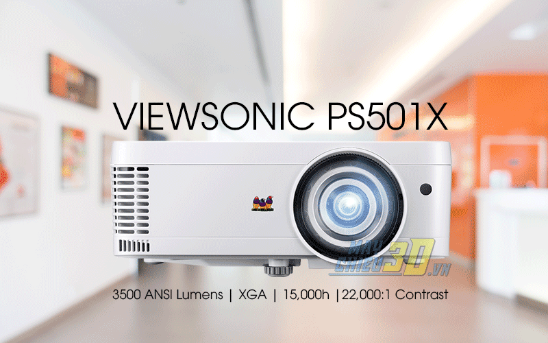 Máy chiếu gần ViewSonic PS501 đa năng giá rẻ model mới 2018