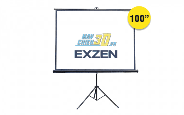 Màn chiếu 3 chân 100 inch công nghệ Hàn Quốc chính hãng EXZEN