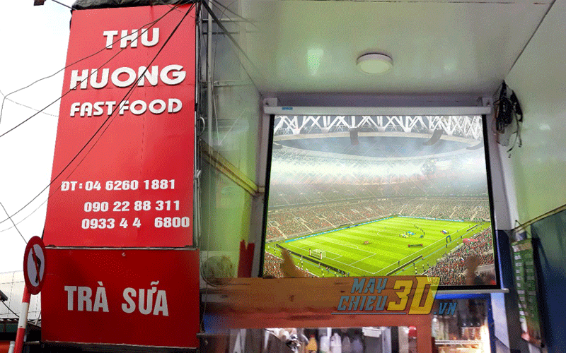 Lắp máy chiếu xem bóng đá World Cup 2018 tại Hà Nội
